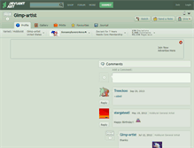 Tablet Screenshot of gimp-artist.deviantart.com