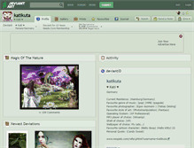 Tablet Screenshot of katikuta.deviantart.com