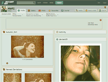 Tablet Screenshot of mia92.deviantart.com