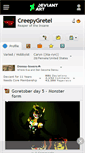 Mobile Screenshot of creepygretel.deviantart.com