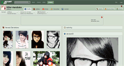 Desktop Screenshot of killer-mandrake.deviantart.com
