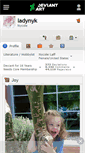 Mobile Screenshot of ladynyk.deviantart.com