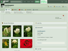 Tablet Screenshot of monkeyporn.deviantart.com