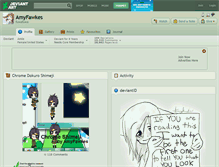 Tablet Screenshot of amyfawkes.deviantart.com