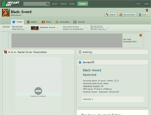 Tablet Screenshot of black--sword.deviantart.com