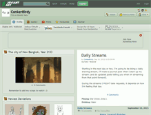 Tablet Screenshot of conkerbirdy.deviantart.com