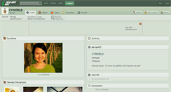 Desktop Screenshot of cyworld.deviantart.com