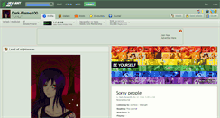 Desktop Screenshot of dark-flame100.deviantart.com