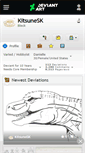 Mobile Screenshot of kitsunesk.deviantart.com