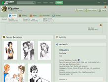 Tablet Screenshot of biquattro.deviantart.com