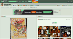 Desktop Screenshot of hellhoundess.deviantart.com