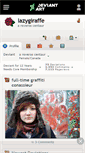 Mobile Screenshot of lazygiraffe.deviantart.com