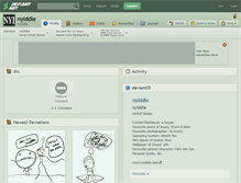 Tablet Screenshot of nyiddle.deviantart.com