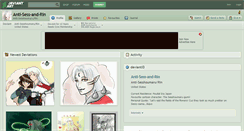 Desktop Screenshot of anti-sess-and-rin.deviantart.com