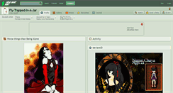 Desktop Screenshot of fly-trapped-in-a-jar.deviantart.com
