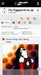 Mobile Screenshot of fly-trapped-in-a-jar.deviantart.com