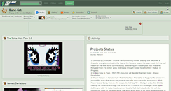 Desktop Screenshot of dune-cat.deviantart.com