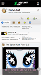 Mobile Screenshot of dune-cat.deviantart.com