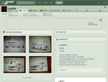 Tablet Screenshot of leuttra.deviantart.com