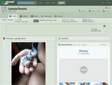 Tablet Screenshot of celestialtentails.deviantart.com