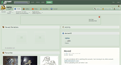 Desktop Screenshot of nemy.deviantart.com