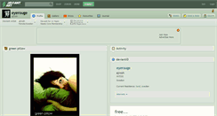 Desktop Screenshot of eyerouge.deviantart.com