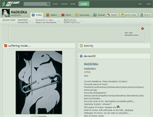 Tablet Screenshot of nadiuska.deviantart.com