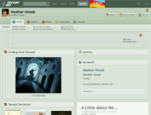 Tablet Screenshot of heather-woods.deviantart.com