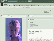 Tablet Screenshot of oakks.deviantart.com