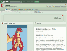 Tablet Screenshot of khanco.deviantart.com