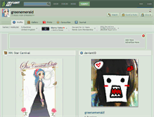 Tablet Screenshot of greenemerald.deviantart.com