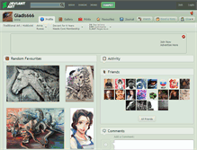 Tablet Screenshot of gladis666.deviantart.com