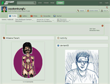 Tablet Screenshot of cayokenkungfu.deviantart.com
