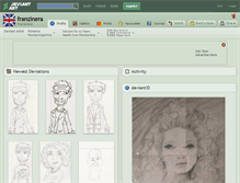 Tablet Screenshot of franzinera.deviantart.com