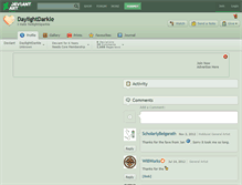 Tablet Screenshot of daylightdarkle.deviantart.com