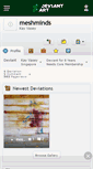 Mobile Screenshot of meshminds.deviantart.com