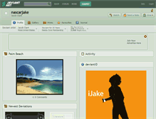 Tablet Screenshot of nascarjake.deviantart.com