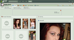 Desktop Screenshot of nadja-stock.deviantart.com