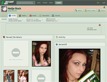 Tablet Screenshot of nadja-stock.deviantart.com