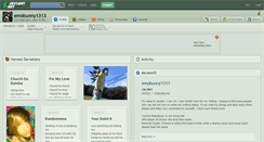Desktop Screenshot of emobunny1313.deviantart.com