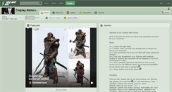Desktop Screenshot of cosplay-items.deviantart.com