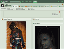 Tablet Screenshot of laglesine.deviantart.com