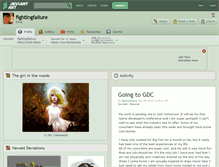 Tablet Screenshot of fightingfailure.deviantart.com