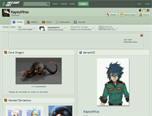 Tablet Screenshot of kayouvirus.deviantart.com