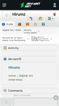 Mobile Screenshot of hirumz.deviantart.com