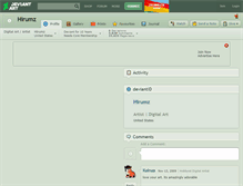 Tablet Screenshot of hirumz.deviantart.com