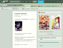 Tablet Screenshot of animeartappreciation.deviantart.com