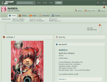 Tablet Screenshot of keitheric.deviantart.com