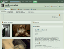 Tablet Screenshot of luciddreaminspired.deviantart.com