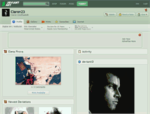 Tablet Screenshot of ciaron23.deviantart.com